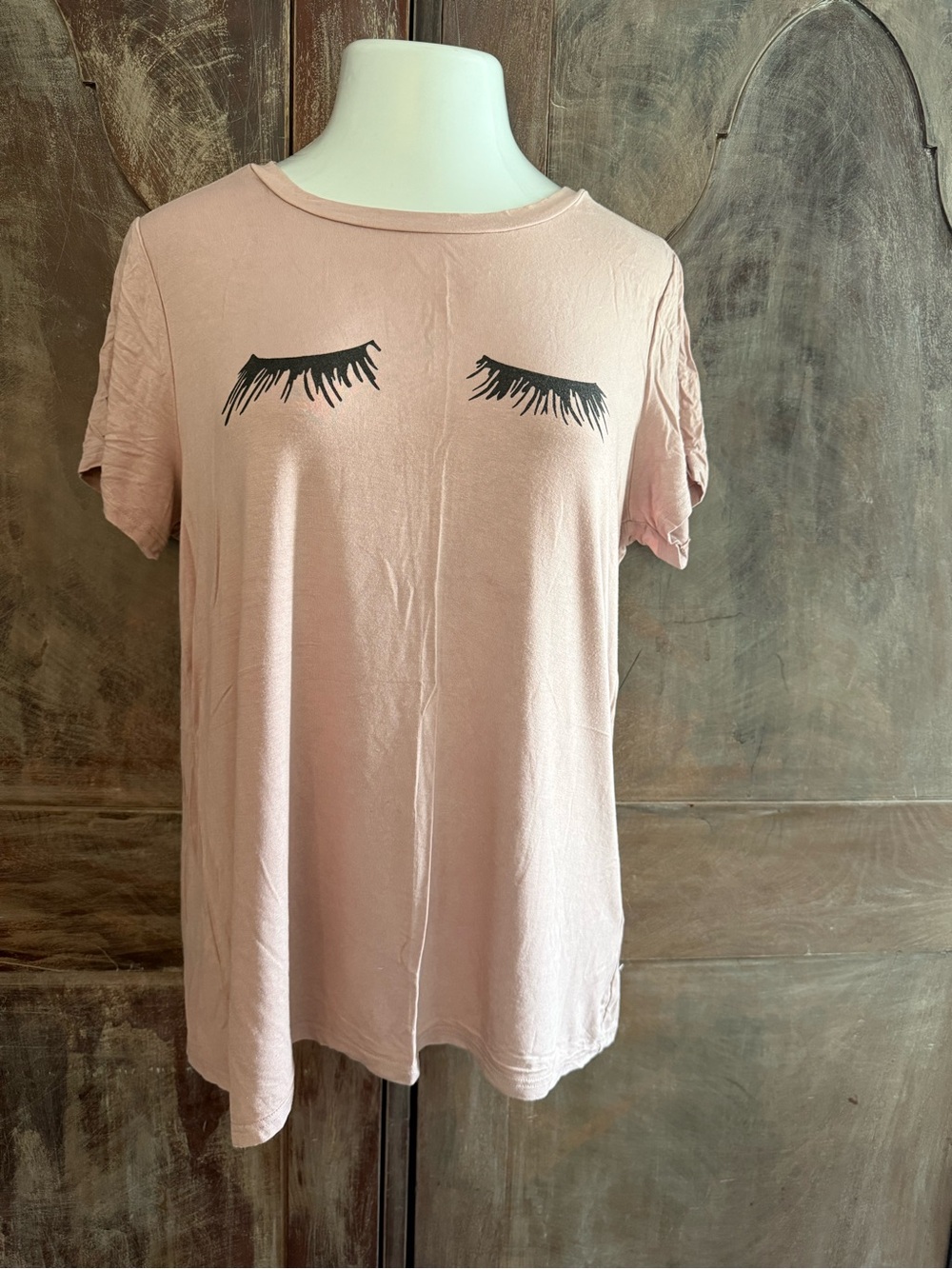 Torrid  Pink Eyelash Graphic Tee